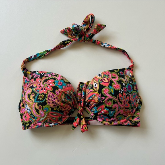 Victoria Secret Colorful Paisley Bikini Top - Picture 2 of 7